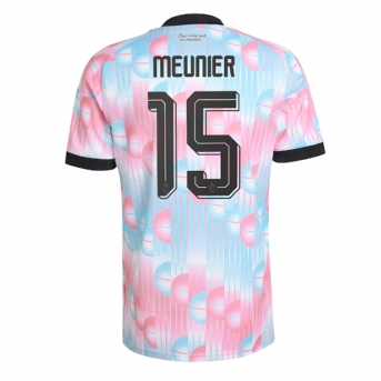 Billige Fotballdrakt Belgia Thomas Meunier #15 Replika Bortedrakt VM 2026 Kortermet